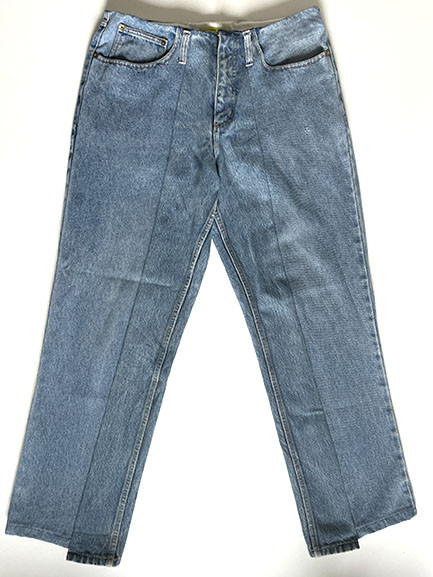 Straight Split Pleat Denim — Recoded™ by Aalto