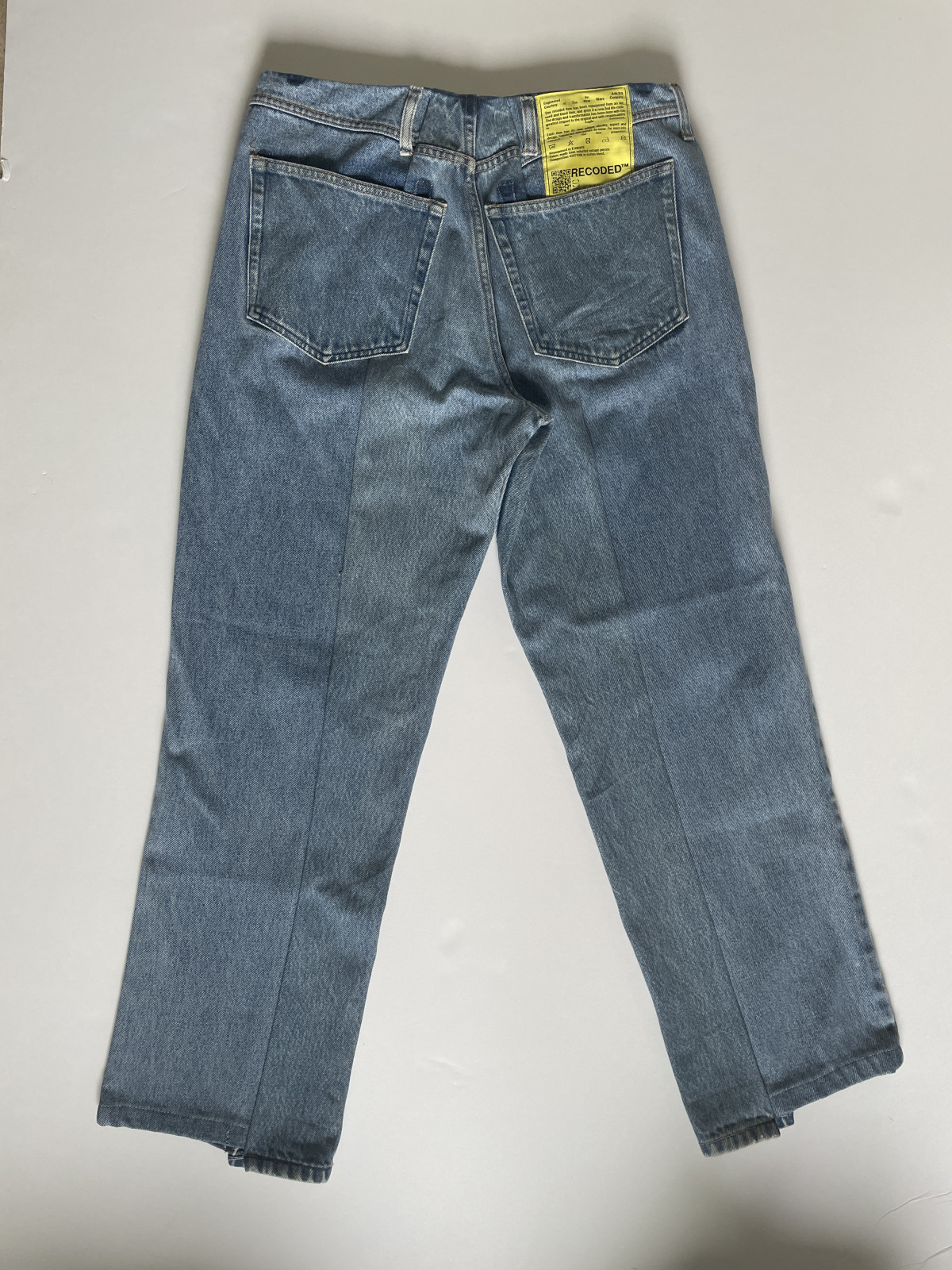 Straight Split Pleat Denim — Recoded™ by Aalto